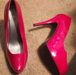 Torrid Size 11 Wide Width Shoes Red